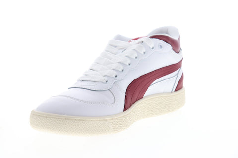 Puma Ralph Sampson Demi OG 37168301 Mens White Leather Low Top Sneakers Shoes