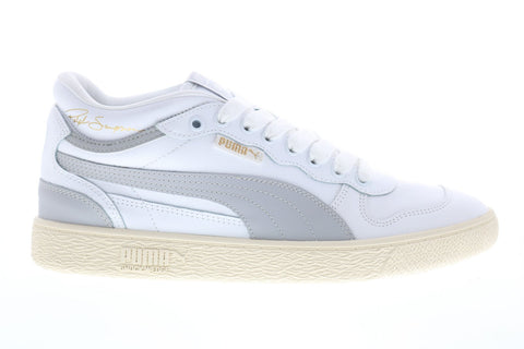 Puma Ralph Sampson Demi OG 37168305 Mens White Basketball Inspired Sneakers Shoes