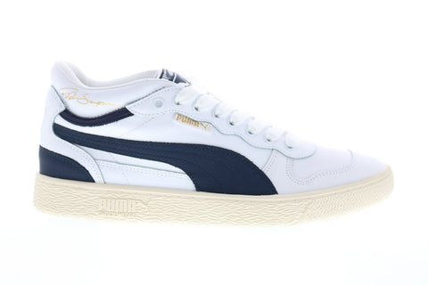 Puma Ralph Sampson Demi OG 37168306 Mens White Basketball Inspired Sneakers Shoes