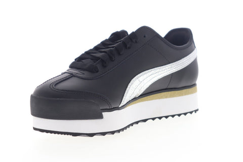 Puma Roma Amor Metal 37170202 Womens White Synthetic Lace Up Sneakers Shoes