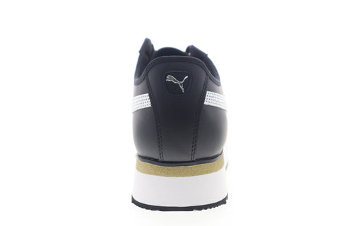 Puma Roma Amor Metal 37170202 Womens White Synthetic Lace Up Sneakers Shoes