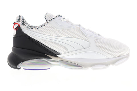 Puma Cell Dome Galaxy 37176301 Mens White Mesh Low Top Lifestyle Sneakers Shoes