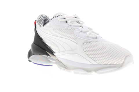 Puma Cell Dome Galaxy 37176301 Mens White Mesh Low Top Lifestyle Sneakers Shoes