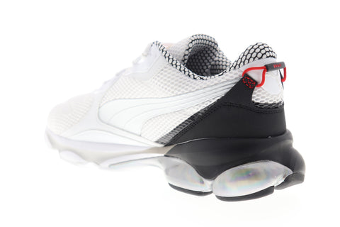 Puma Cell Dome Galaxy 37176301 Mens White Mesh Low Top Lifestyle Sneakers Shoes