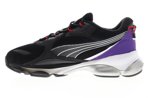 Puma Cell Dome Galaxy 37176302 Mens Black Mesh Lace Up Low Top Sneakers Shoes