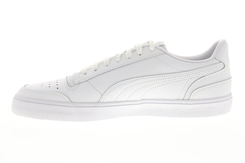 Puma Ralph Sampson Vulc 37190701 Mens White Leather Low Top Sneakers Shoes