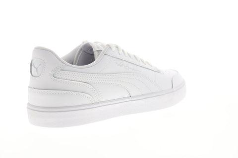 Puma Ralph Sampson Vulc 37190701 Mens White Leather Low Top Sneakers Shoes