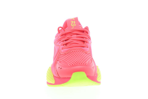 Puma Rs-X Soft Case 37198301 Womens Pink Mesh Lace Up Low Top Sneakers Shoes