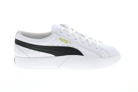 Puma Love 37210408 Womens White Leather Lace Up Lifestyle Sneakers Shoes