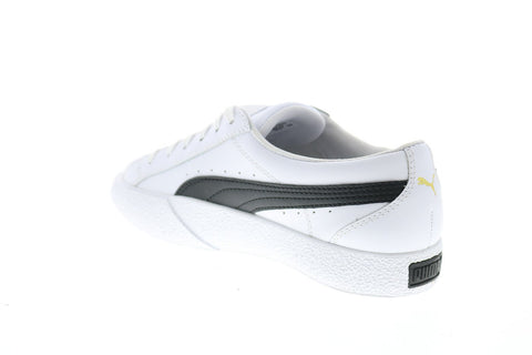 Puma Love 37210408 Womens White Leather Lace Up Lifestyle Sneakers Shoes