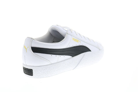 Puma Love 37210408 Womens White Leather Lace Up Lifestyle Sneakers Shoes