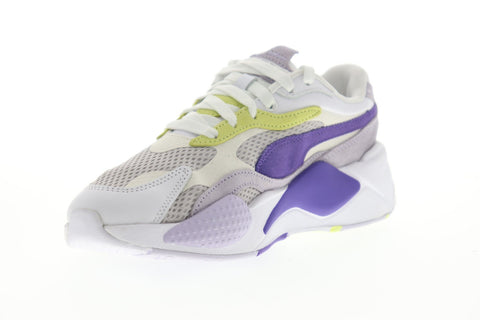 Puma RS-X3 Mesh Pop 37211702 Womens Gray Mesh Low Top Sneakers Shoes