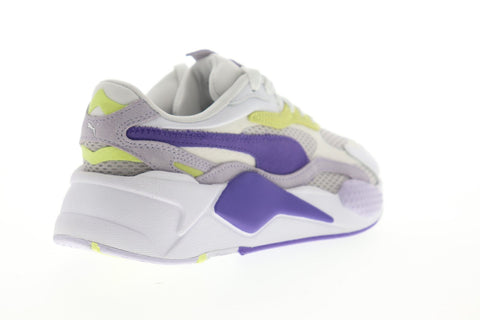 Puma RS-X3 Mesh Pop 37211702 Womens Gray Mesh Low Top Sneakers Shoes