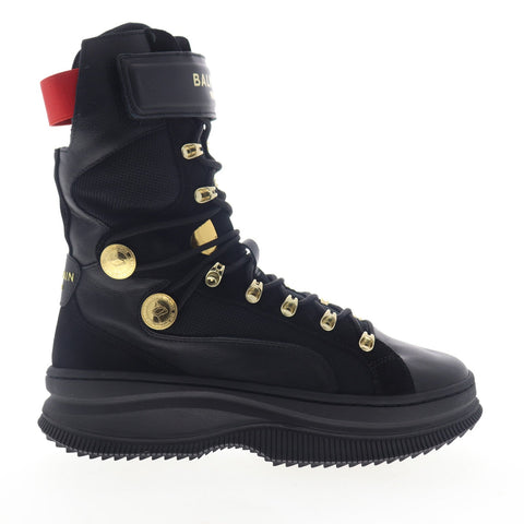 Balmain Paris Puma X Balmain Shoes Puma X Balmain Court Black High