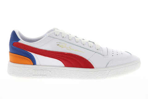 Puma Ralph Sampson LO Primary 37221001 Mens White Low Top Sneakers Shoes