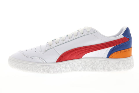 Puma Ralph Sampson LO Primary 37221001 Mens White Low Top Sneakers Shoes