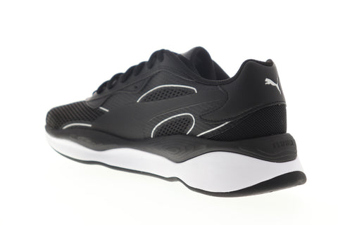 Puma RS-Pure Base 37225102 Mens Black Mesh Lace Up Lifestyle Sneakers Shoes