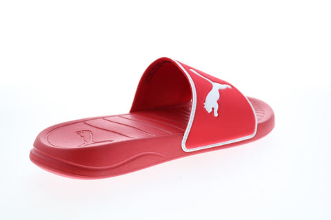 Puma Popcat 20 TS 37228203 Mens Red Synthetic Slides Sandals Shoes