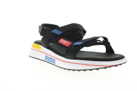 Puma Future Rider Sandal 37231804 Mens Black Canvas Sport Sandals Shoes
