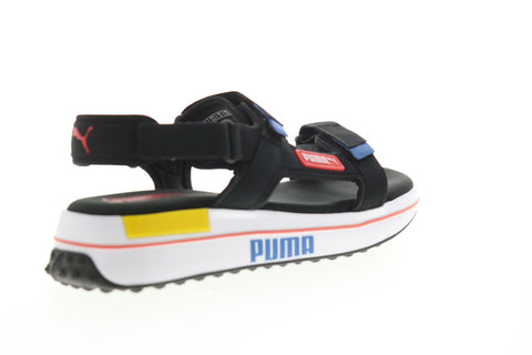 Puma Future Rider Sandal 37231804 Mens Black Canvas Sport Sandals Shoes