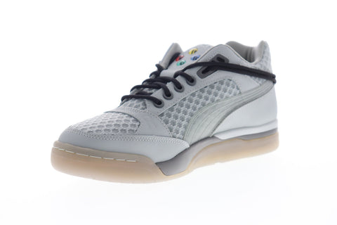 Puma Palace Guard N6Four 37243201 Mens Gray Mesh Lace Up Low Top Sneakers Shoes