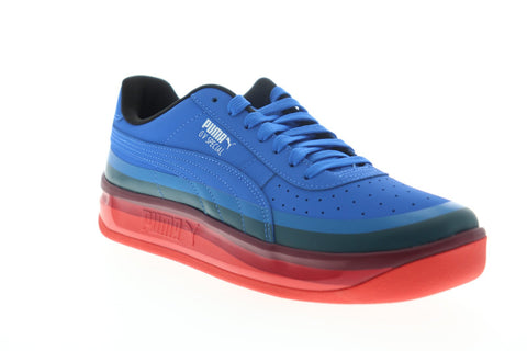 Puma GV Special Faded 37245802 Mens Blue Leather Low Top Sneakers Shoes