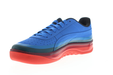 Puma GV Special Faded 37245802 Mens Blue Leather Low Top Sneakers Shoes