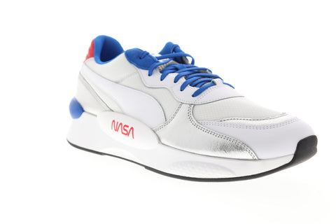 Puma Rs 9.8 Space Agency 37250901 Mens White Mesh Low Top Sneakers Shoes