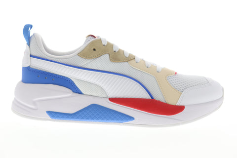Puma X-Ray 37260208 Mens White Mesh Lace Up Lifestyle Sneakers Shoes