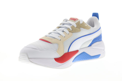 Puma X-Ray 37260208 Mens White Mesh Lace Up Lifestyle Sneakers Shoes