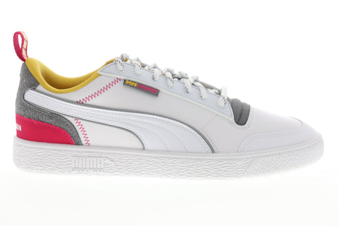 Puma Ralph Sampson Helly Hansen 37263101 Mens White Leather Sneakers Shoes