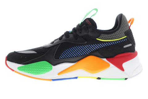 Puma RS-X Bold 37271501 Mens Black Mesh Lace Up Lifestyle Sneakers Shoes