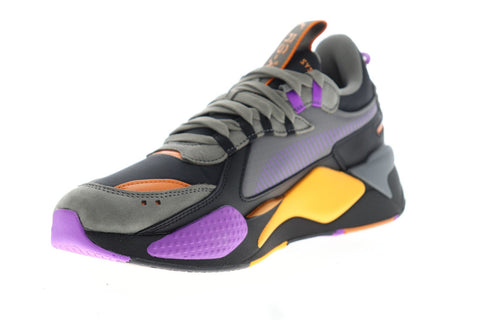 Puma Rs-X O.H 37280301 Mens Black Canvas Lace Up Low Top Sneakers Shoes