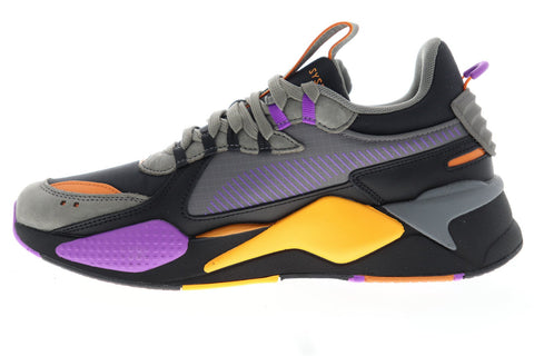 Puma Rs-X O.H 37280301 Mens Black Canvas Lace Up Low Top Sneakers Shoes