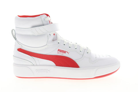 Puma Sky LX Mid Athletic 37287402 Mens White High Top Sneakers Shoes
