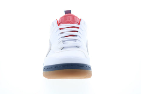 Puma Palace Guard Leather 37289001 Mens White Leather Low Top Sneakers Shoes