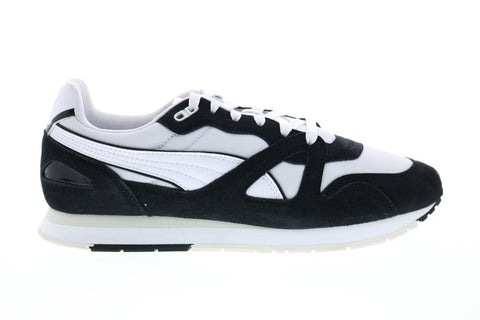 Puma Mirage OG 37297604 Mens White Suede Lace Up Lifestyle Sneakers Shoes