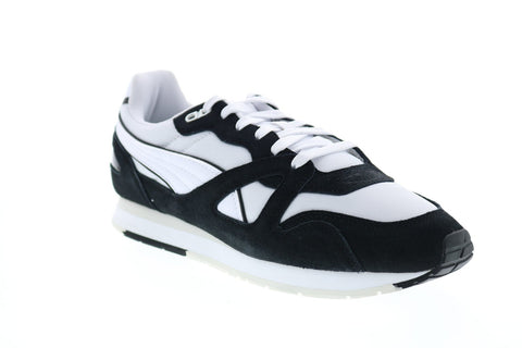 Puma Mirage OG 37297604 Mens White Suede Lace Up Lifestyle Sneakers Shoes