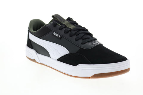 Puma C-Skate 37302903 Mens Black Wide 2E Suede Lifestyle Sneakers Shoes