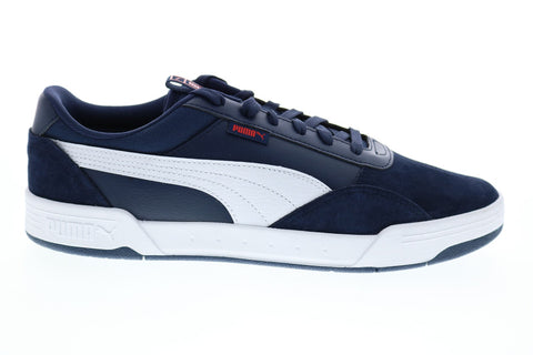 Puma C-Skate 37302904 Mens Blue Wide Suede Lace Up Lifestyle Sneakers Shoes
