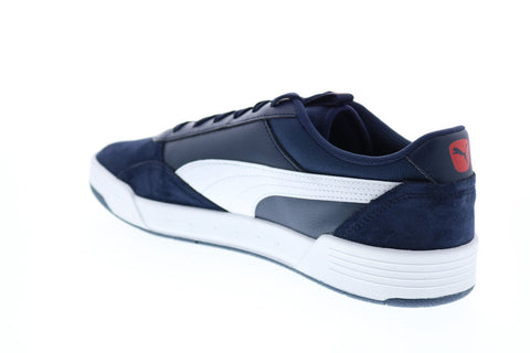 Puma C-Skate 37302904 Mens Blue Wide Suede Lace Up Lifestyle Sneakers Shoes