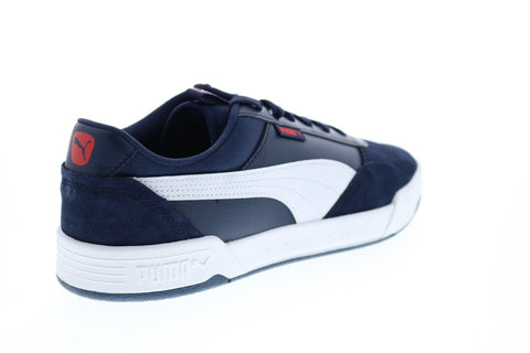 Puma C-Skate 37302904 Mens Blue Wide Suede Lace Up Lifestyle Sneakers Shoes