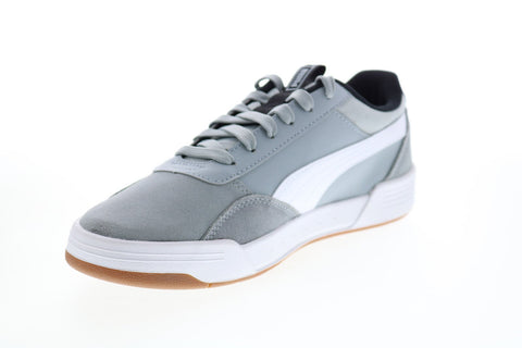 Puma C-Skate 37302907 Mens Gray Wide 2E Suede Lifestyle Sneakers Shoes