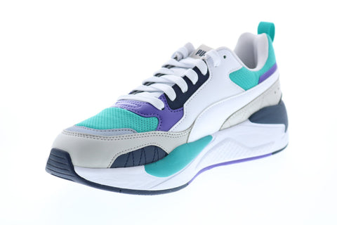 Puma X-Ray 2 Square 37310805 Mens White Synthetic Lifestyle Sneakers Shoes