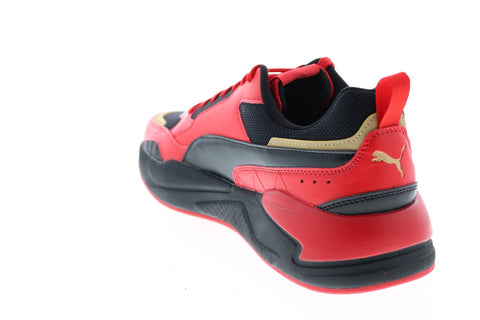 Puma X-Ray 2 Square 37310816 Mens Red Leather Lifestyle Sneakers Shoes