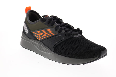 Puma Pacer Next Ffwd 37311316 Mens Black Canvas Lifestyle Sneakers Shoes