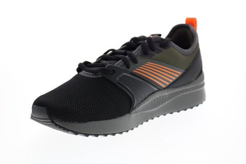 Puma Pacer Next Ffwd 37311316 Mens Black Canvas Lifestyle Sneakers Shoes