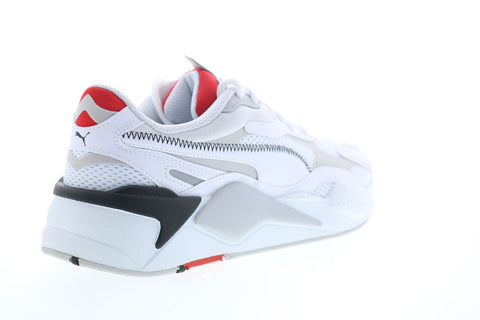 Puma Rs-X3 Millenium 37323602 Mens White Mesh Lace Up Low Top Sneakers Shoes