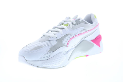 Puma RS-X3 Millenium 37323604 Mens White Mesh Lace Up Lifestyle Sneakers Shoes