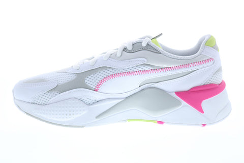 Puma RS-X3 Millenium 37323604 Mens White Mesh Lace Up Lifestyle Sneakers Shoes